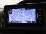 トヨタ純正のメモリーナビが付いています。