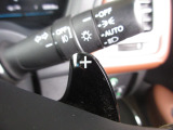 マニュアル車のような感覚で、ワインディングロードでも車を操れるパドルシフト付きです。長い下り坂でのエンジンブレーキや、高速道路の合流の際の加速も思いのままです。