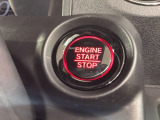 ワンプッシュでエンジンのスタート、ストップが出来て便利です。