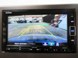 バックカメラの画像です。ガイドラインがスムースな車庫入れをサポートいたします。車庫入れの安心感がアップしますね。