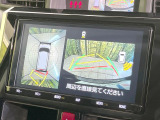 【パノラミックビューモニター】専用のカメラにより、上から見下ろしたような視点で360度クルマの周囲を確認することができます☆死角部分も確認しやすく、狭い場所での切り返しや駐車もスムーズに行えます。
