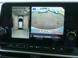 アラウンドビューモニターは車両の上空から見下ろすような映像で全方向見れるので、車庫入れが楽になります♪