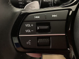 ステアリング左手側にオーディオ関連のコントロールスイッチを配置しています。操作時は視線を逸らすことなく運転に集中できます。