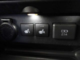 運転席、助手席はシートヒーター付きです。座面や背もたれを素早く温め、寒い日もより快適に過ごせます。