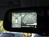 【アラウンドビューモニター】上から見下ろした様な画像で、駐車の際に役立ちます♪