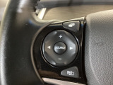 ハンドルにオーディオの操作スイッチが装備されています!視線を前方から外さずハンドルから手を離さずに操作できるのでとっても安全ですね
