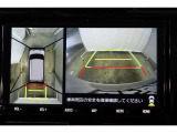 車両を上から見たような映像表示するパノラミックビューモニター付き!