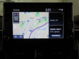 トヨタ純正ナビ装備!地図描写は文字も道もクリアで見やすく、滑らかに表示します。これさえあればもう道に迷わないですみますね♪