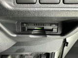 ETC車載器付きです。高速道路の料金所もスムーズに通過できます。
