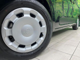 【15インチアルミホイール】外観にマッチしたアルミホイールを装着しております。各種アルミホイールや、スタッドレスタイヤも取扱いしております。是非ご相談ください♪