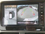 アラウンドビューモニターは4方のカメラで真上から車を見たようにモニターで確認ができる日産の自慢の装備です。前後センサーにより移動物検知、障害物検知をして画面に表示。是非実際の車で体感してみてください。