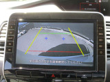 バックビューモニターの映像です。カメラがあると、駐車するときや後退時の安心感が違いますよね☆