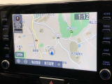 ディスプレイオーディオ装着車。ディスプレイとスマホを連携で、様々なアプリを使用できます。マップのアプリを繋げて、ナビゲーションとして使用できます。