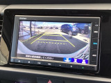 便利な3ビュー切り替え、ガイド線表示付きのバックカメラです!後退時、後方の視界をサポートします!