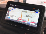 純正ナビが搭載されています。初めての道も安心ですね。Bluetooth接続可能!