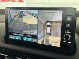 カラービジョンとガイドラインで見やすいバックモニターとマルチビューカメラで車庫入れも楽ちんです♪