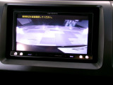 バックカメラの画像です。車庫入れの安心感がアップしますね。