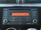 CD一体AM/FMチューナーラジオ付きです。
