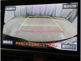 バックガイドモニターで、後方を確認しながら安心して駐車することができます。運転初心者も熟練者も必須の機能ですよ!