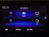 【オーディオ機能】オーディオは、フルセグTVの他にDVD/CDプレーヤーを装備♪もちろんFM/AMラジオもお聞きいただけますよ♪
