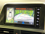 【パノラミックビューモニター】専用のカメラにより、上から見下ろしたような視点で360度クルマの周囲を確認することができます☆死角部分も確認しやすく、狭い場所での切り返しや駐車もスムーズに行えます。