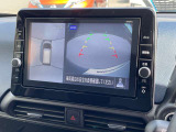 まるで上から見下ろしたように確認が出来るアラウンドビューモニターが装備されております!