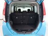 広々としたラゲージスペースを備えています。大きなものや長さのある荷物もしっかりと積み込めます。