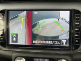 アラウンドビューモニター 駐車場での車庫入れや狭い道路での走行にカメラで確認が出来るので安心です。