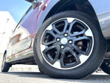 【純正15インチアルミホイール】外観にマッチした純正アルミホイールを装着しております。各種社外アルミホイールや、スタッドレスタイヤも取扱いしております。是非ご相談ください♪