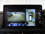 マルチビューカメラシステム。前後左右にカメラがついているのでとっても安心ですね。
