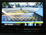 ギヤをRに入れるとナビの画面に後ろの映像が映るリヤカメラ付!後退時の安全確認やコンディションの悪い視界でもカラーバックモニターがドライバーをサポート☆☆☆
