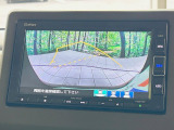 【バックカメラ】駐車時に後方がリアルタイム映像で確認できます。大型商業施設や立体駐車場での駐車時や、夜間のバック時に大活躍!運転スキルに関わらず、今や必須となった装備のひとつです!
