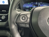 ステアリングスイッチ装備!運転しながら手元でオーディオの操作などができます。
