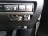 すっきりと収納されたビルトインETC。高速道路もスイスイ♪