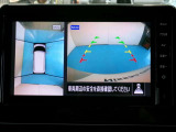アラウンドモニター 白線や駐車車両をナビ及びルームミラーに表示 駐車している車両との位置関係も一目で分かって安心です