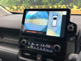 【パノラミックビューモニター】専用のカメラにより、上から見下ろしたような視点で360度クルマの周囲を確認することができます☆死角部分も確認しやすく、狭い場所での切り返しや駐車もスムーズに行えます。