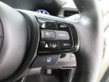 ハンドル右側にはクルーズコントロールのスイッチが装備され、運転中の操作も安心して行えます。