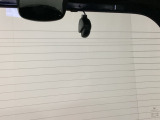 後方にもドライブレコーダーのカメラが付いています。前後両方でお車の周りを監視・記録いたします。