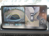 車庫入れ・駐車を安心サポート!全周囲カメラ装備です。