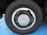 純正12インチスチールホイールを装着!