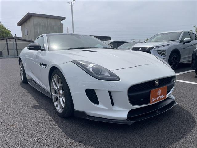 Fタイプクーペ 3.0 禁煙車 黒ハーフ革シート 純正ナビ