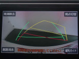 バックガイドモニターで、後方を確認しながら安心して駐車することが出来ます。運転初心者も熟練者も必須の機能ですよ!