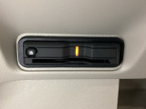 ハンドルの左下にETCがついています。高速道路の料金所の通過も楽々です。 カードの取り出しもしやすい場所についています。