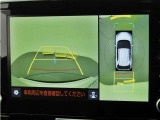 フロントモニター・サイドモニター・バックモニターを使用し、車を上から見たような映像で駐車が出来ます!