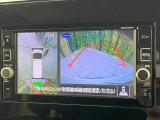 【アラウンドビューモニター】専用のカメラにより、上から見下ろしたような視点で360度クルマの周囲を確認することができます☆死角部分も確認しやすく、狭い場所での切り返しや駐車もスムーズに行えます。