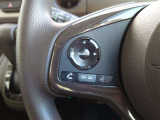 ステアリングスイッチ付き。前方から目を離すことなく操作することが可能です。
