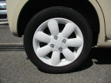 白いホイールが可愛いです!