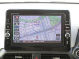 純正メモリーナビ〈MM320D-L〉装備しております! 9インチワイドの大型モニターです!