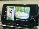 【アラウンドビューモニター】専用のカメラにより、上から見下ろしたような視点で360度クルマの周囲を確認することができます☆死角部分も確認しやすく、狭い場所での切り返しや駐車もスムーズに行えます。