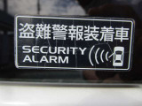 盗難防止警報装備車です